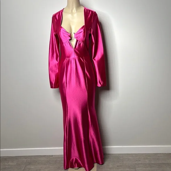 SHEIN | Dresses | Shein Pink Satin Maxi Dress Nwot | Poshmark SHEIN | Dresses | Shein Pink Satin Maxi Dress Nwot | Poshmark